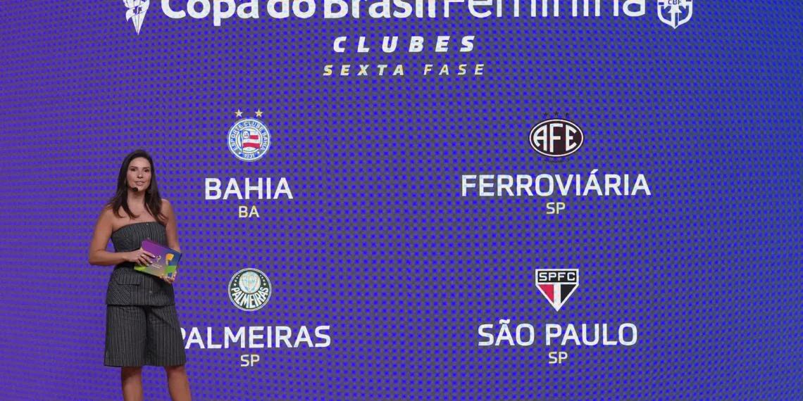 CBF sorteia confrontos das semifinais da Copa do Brasil Feminina