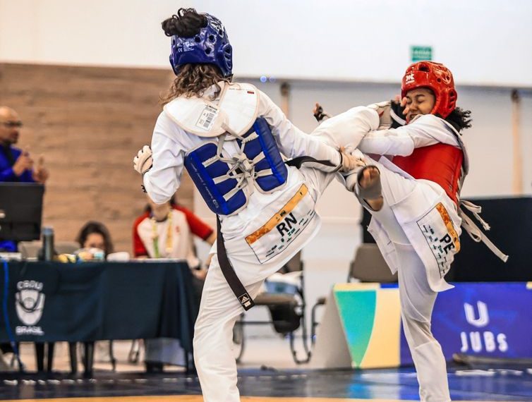 Atleta do taekwondo se despede de seu último JUBs com tricampeonato
