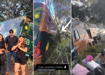 Banda Mastruz com Leite se envolve em acidente de ônibus