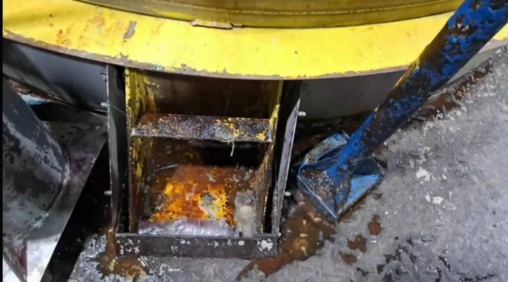 Imagens de inspeção sanitária na fábrica da Ypê mostram marcas de corrosão