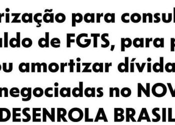 Veja passo a passo para usar o FGTS no Desenrola Brasil