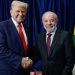 Comércio e crime organizado serão temas da reunião entre Lula e Trump