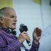 Na Feira do Livro, Norman Finkelstein tem mesa lotada e com segurança reforçada