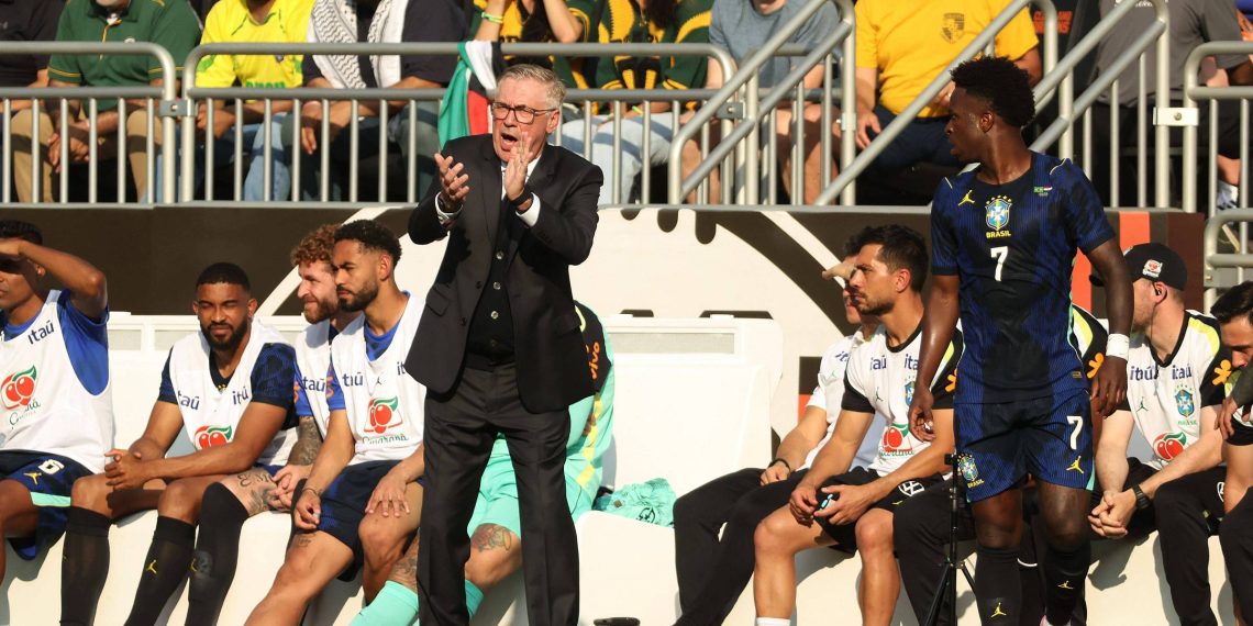 Ancelotti diz que já tem time ideal definido para estreia do Brasil na Copa do Mundo