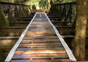 Ponte ferroviária histórica desaparece em Prados (MG) e é achada a 180 km