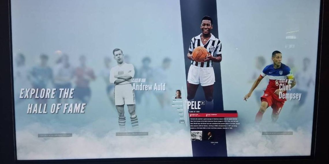Museu do ‘soccer’ nos EUA tem camisas de Pelé e Messi, mas não cita Marta