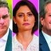 Valdemar e Michelle cercam a candidatura de Flávio Bolsonaro