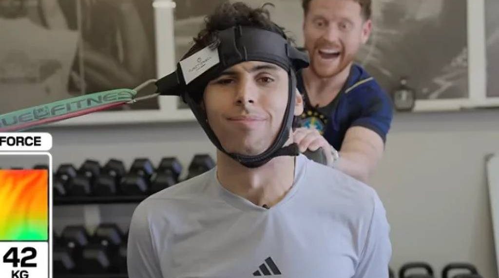 Piloto da F1, brasileiro Gabriel Bortoletto viraliza com treino de pescoço