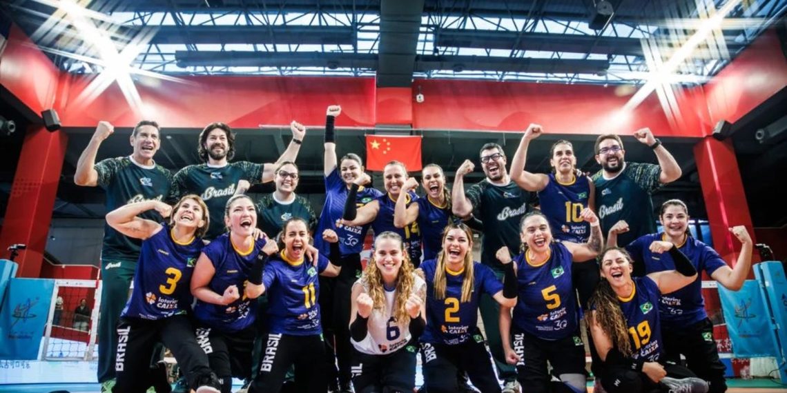 Brasil vence anfitriã China e vai à final do Mundial de vôlei sentado
