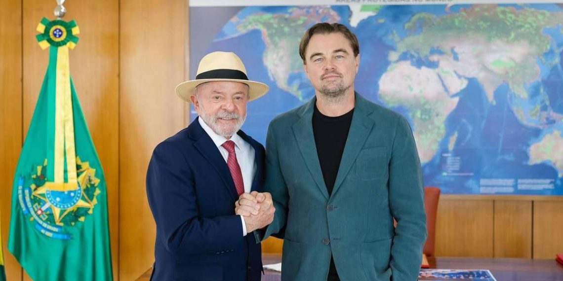 ‘Parabenizei DiCaprio pelo seu compromisso com a causa ambiental e indígena,’ diz Lula
